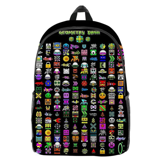 Stylish Game Geometry Dash Backpack - Gapo Goods - Backpack