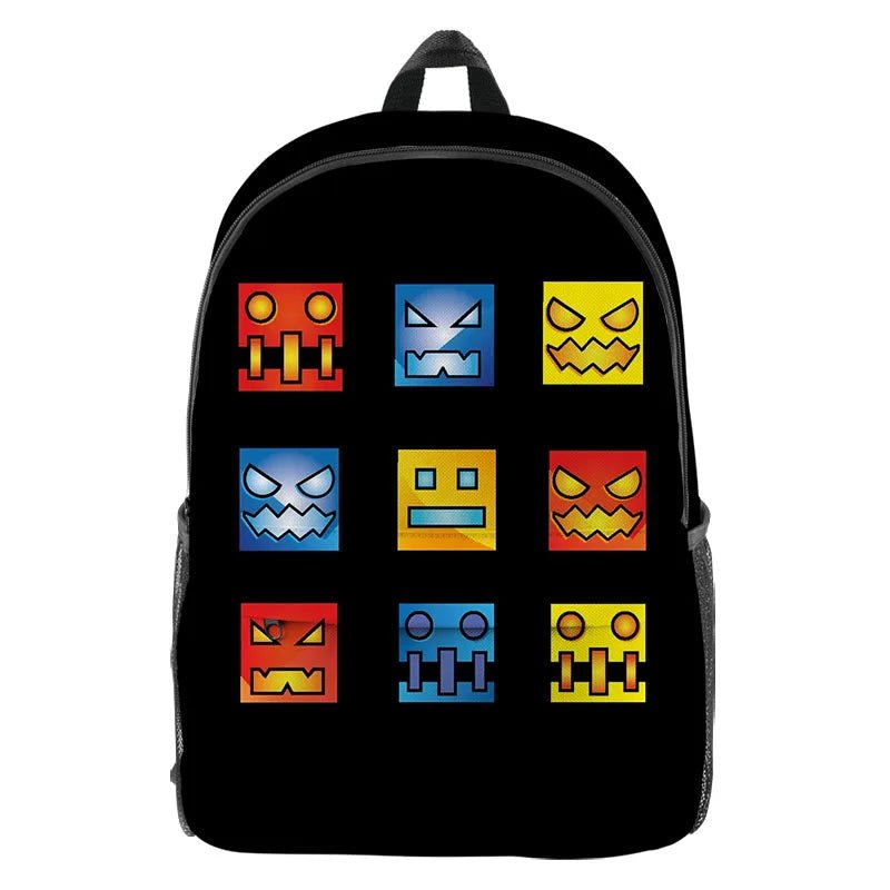 Stylish Game Geometry Dash Backpack - Gapo Goods - Backpack