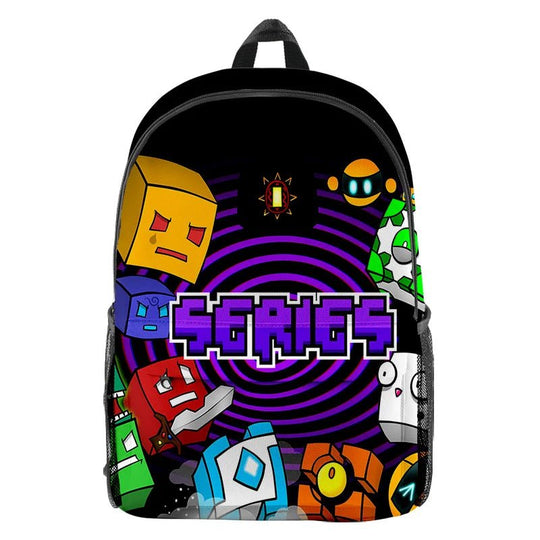 Stylish Game Geometry Dash Backpack - Gapo Goods - Backpack