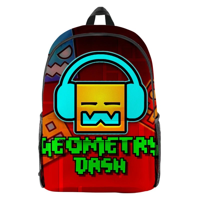 Stylish Game Geometry Dash Backpack - Gapo Goods - Backpack