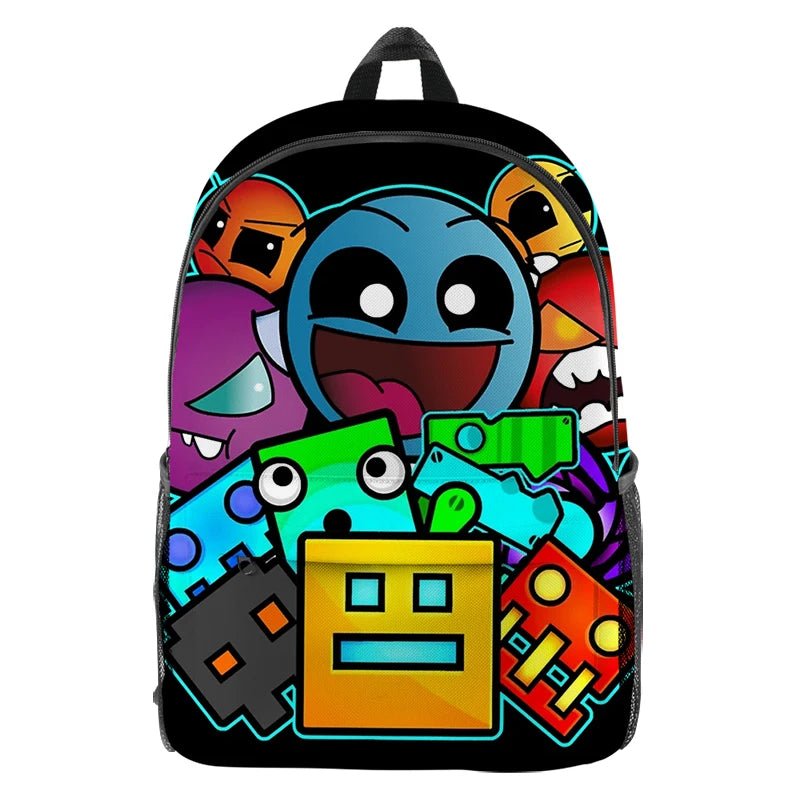 Stylish Game Geometry Dash Backpack - Gapo Goods - Backpack