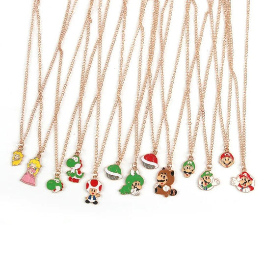 Super Mario Bros Necklace Classic Game - Gapo Goods - 