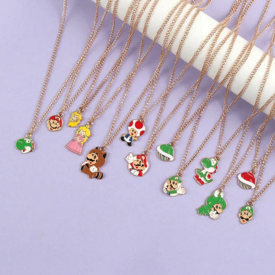 Super Mario Bros Necklace Classic Game - Gapo Goods - 