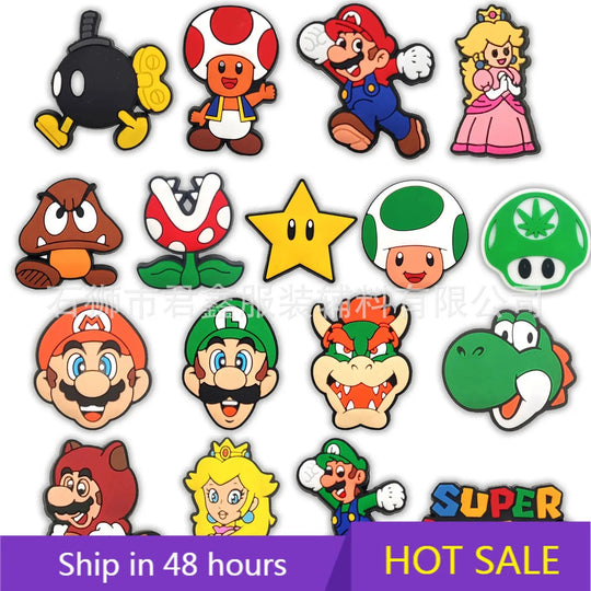 Super Mario - Fun Croc Buckle Charms - Gapo Goods - Accessories