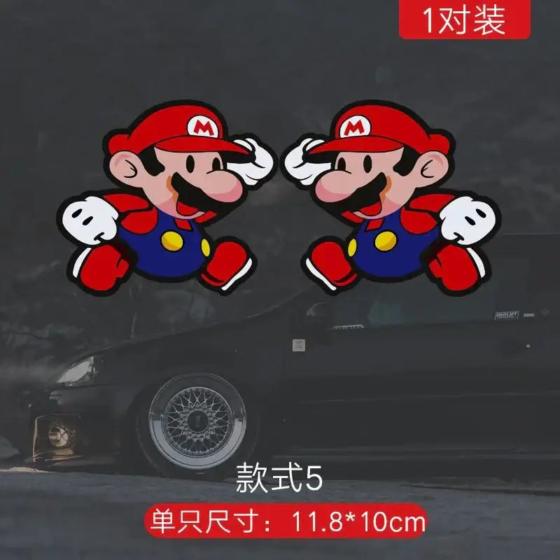 Super Mario Kart Stickers – Colorful Vinyl Laptop Decals | Cute Gaming Decals 10 Paper products