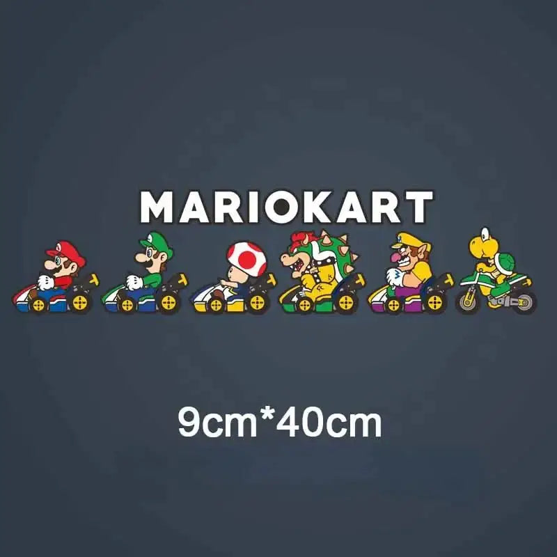 Super Mario Kart Stickers – Colorful Vinyl Laptop Decals | Cute Gaming Decals 5 Paper products