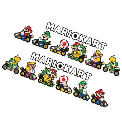 Super Mario Kart Stickers – Colorful Vinyl Laptop Decals | Cute Gaming Decals Paper products