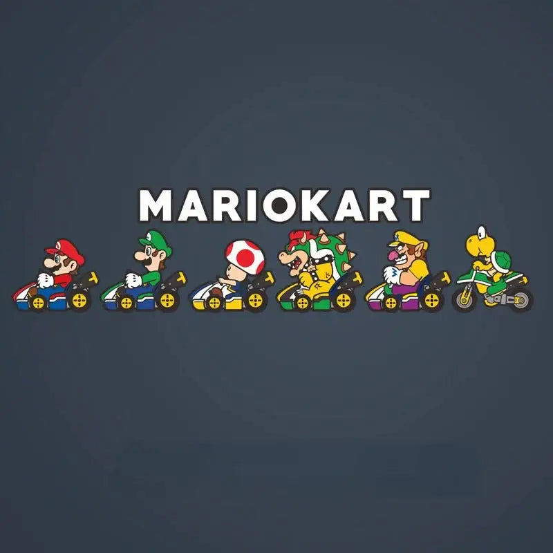 Super Mario Kart Stickers – Colorful Vinyl Laptop Decals | Cute Gaming Decals Paper products