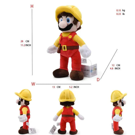 Super Mario Plush Toys – Collectible Plush Toy Collection | Mario, Luigi & More Mario worker CHINA Plush Toy