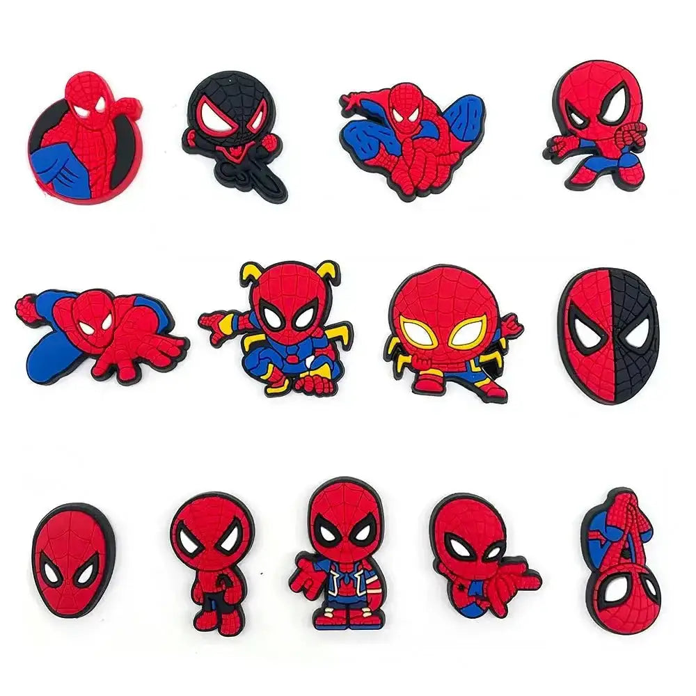 Superhero Croc Charms – 13 Piece Charm Set | Custom Shoe Charms & Accessories 13pcs set Charms
