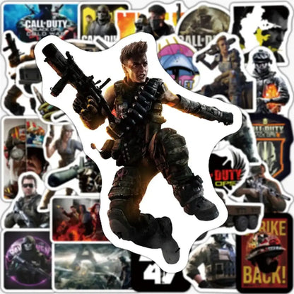Call of Duty Stickers - 10 Piece Durable Vinyl Gaming Laptop Decals Set Stickers
