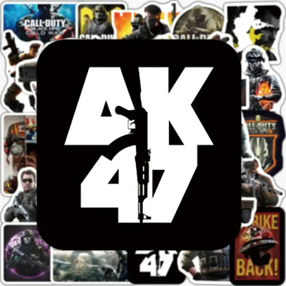Call of Duty Stickers - 10 Piece Durable Vinyl Gaming Laptop Decals Set Stickers