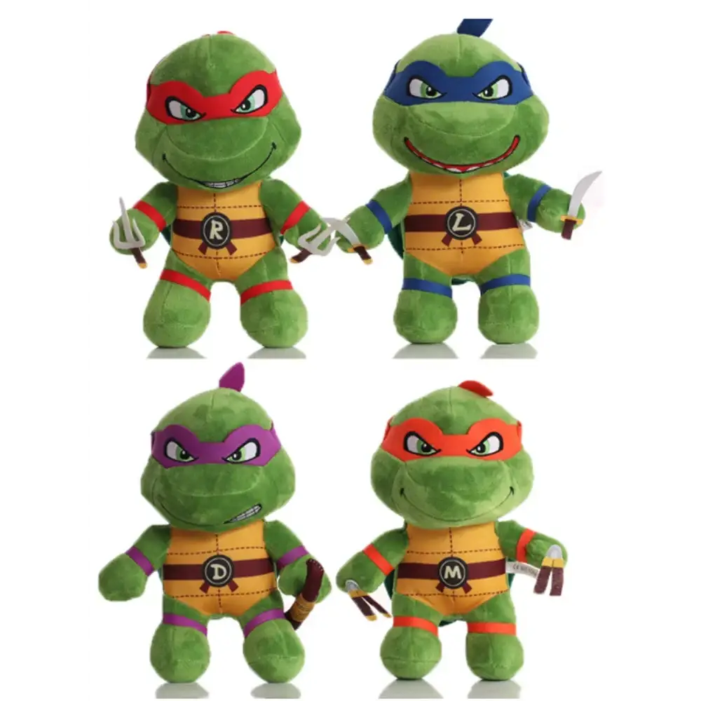 Teenage Mutant Ninja Turtles Plush Squad Cowabunga Cuddles - 4pcs
