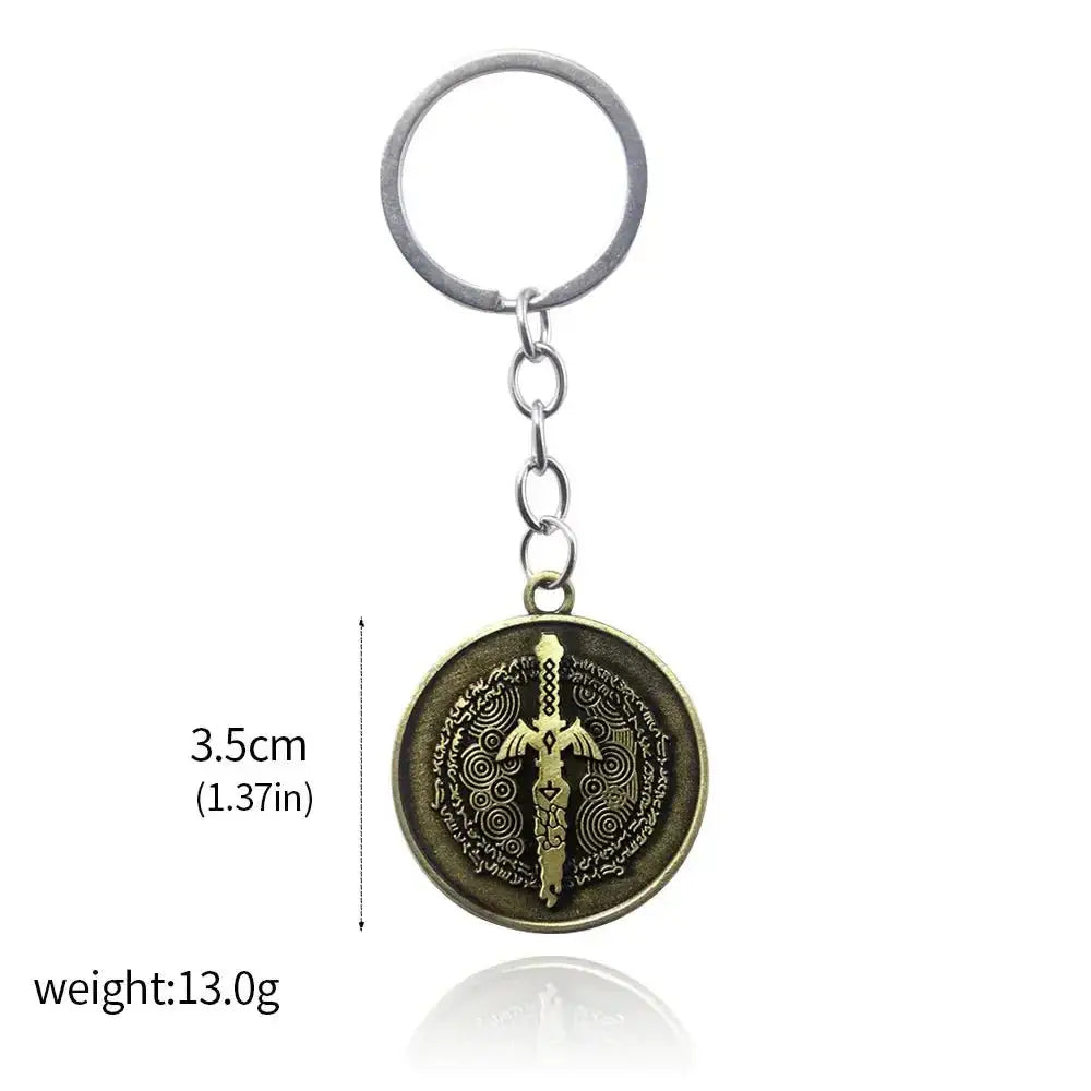 Zelda Master Sword Keychain - Metal Pendant Key Ring for Cosplay Collectors Keychain 2