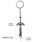 Zelda Master Sword Keychain - Metal Pendant Key Ring for Cosplay Collectors Small size keychain