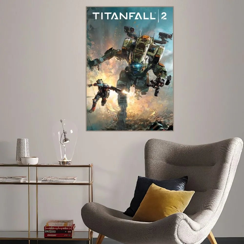 Titanfall 2 Game Poster Home Room Decor Art Wall Stickers - Gapo Goods - 