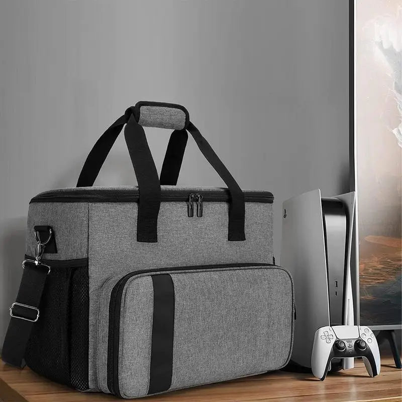 Travel Carrying Case for PS5 Controller: Game Console Bag with Hard Shell Protection, Storage Backpack, Handbag Design, and Multiple Pockets - Gapo Goods - Backpack