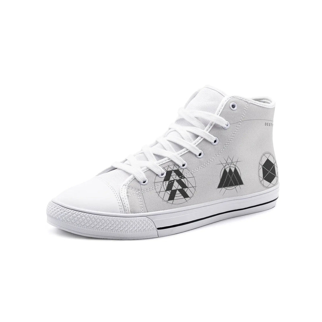 Unisex High Top Canvas Shoes - Gapo Goods - Shoes