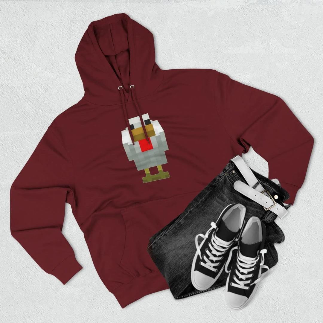 Unisex Premium Pullover Hoodie Minecraft Chicken - Gapo Goods - Hoodie