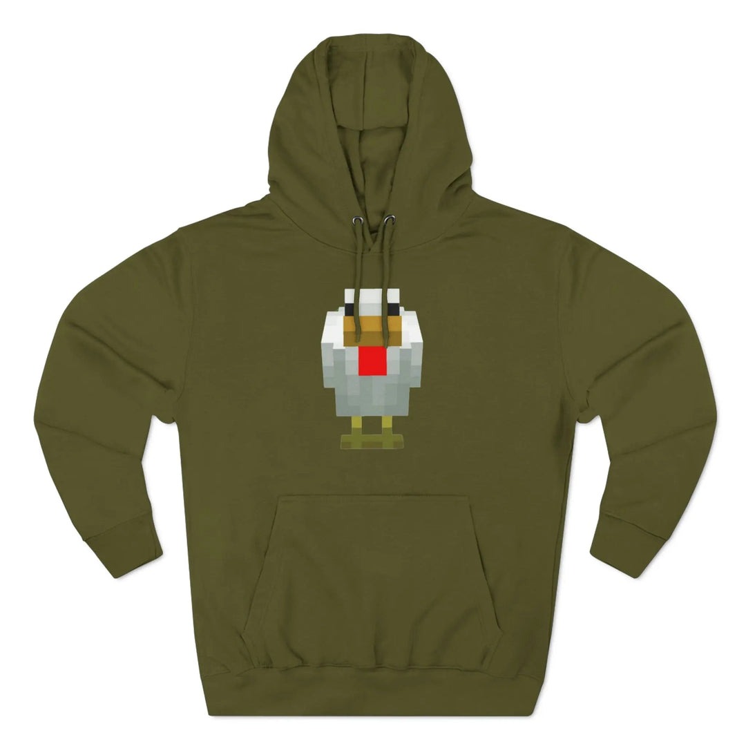 Unisex Premium Pullover Hoodie Minecraft Chicken - Gapo Goods - Hoodie