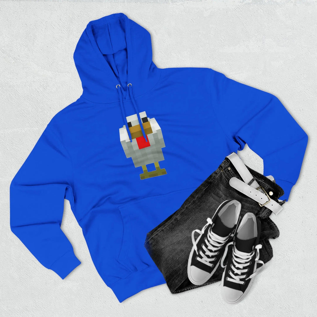 Unisex Premium Pullover Hoodie Minecraft Chicken - Gapo Goods - Hoodie