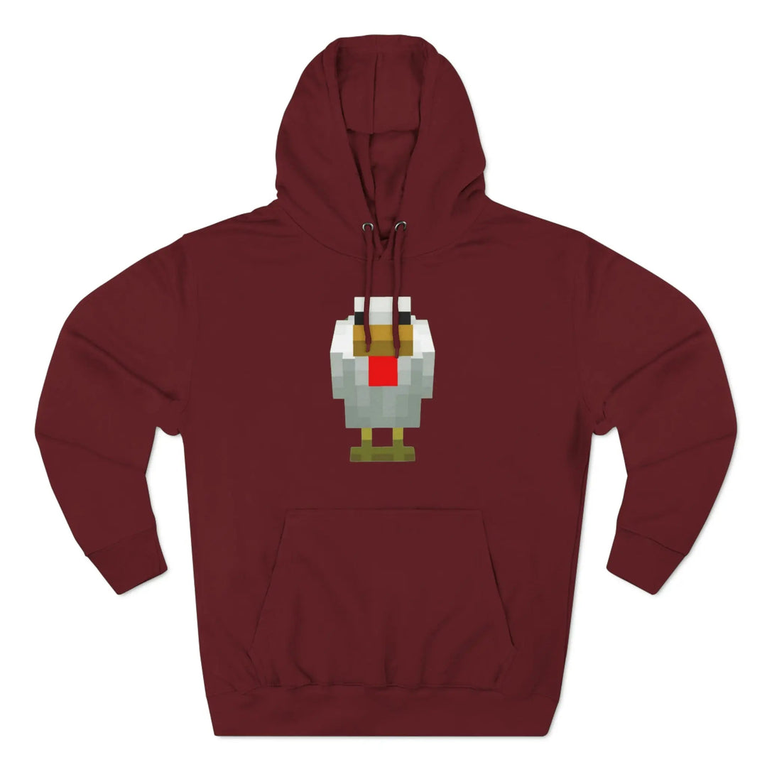 Unisex Premium Pullover Hoodie Minecraft Chicken - Gapo Goods - Hoodie