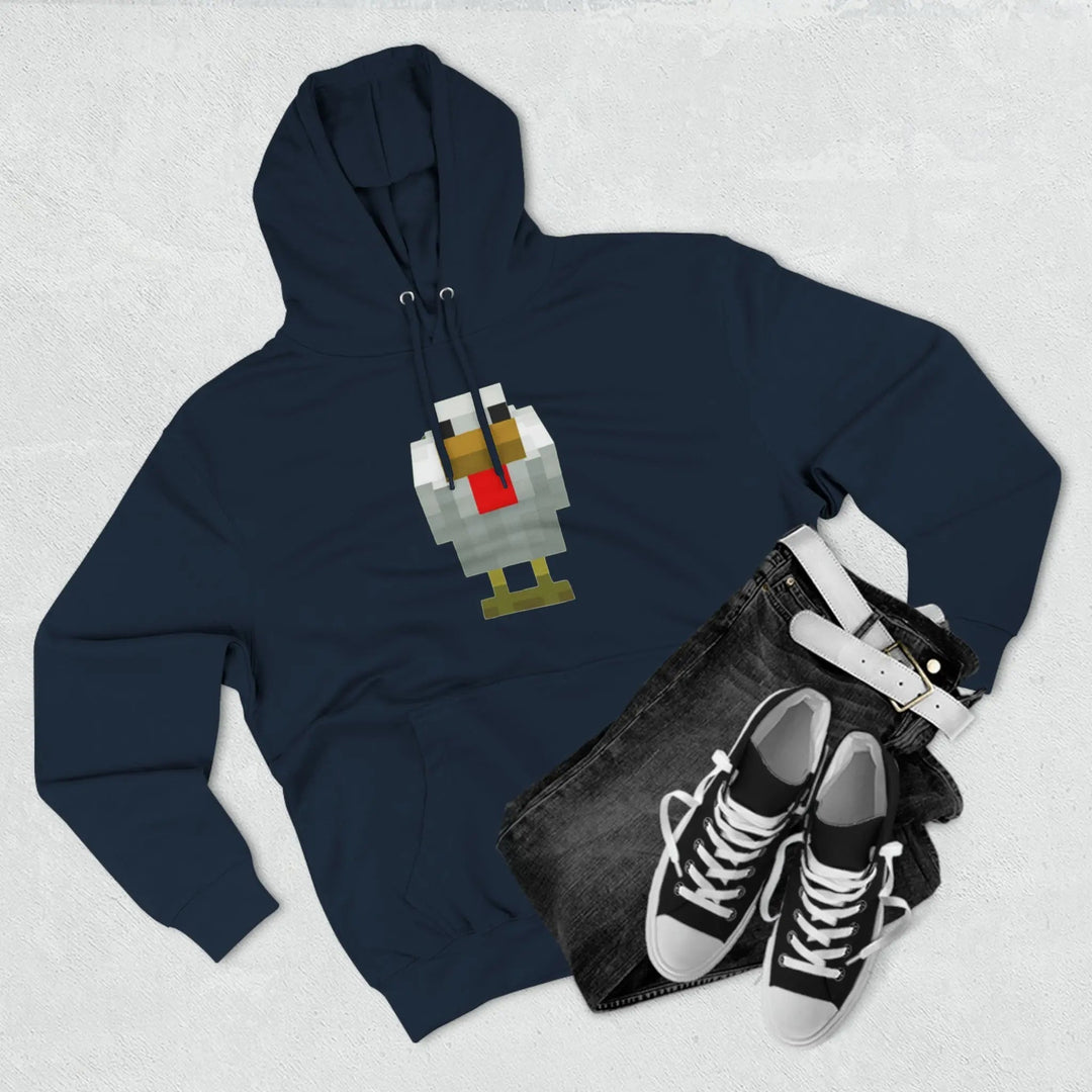 Unisex Premium Pullover Hoodie Minecraft Chicken - Gapo Goods - Hoodie