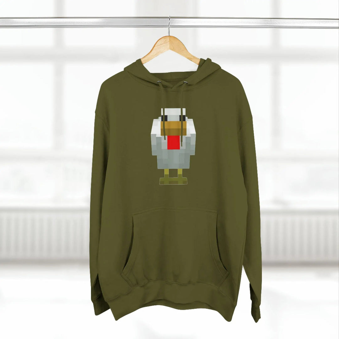 Unisex Premium Pullover Hoodie Minecraft Chicken - Gapo Goods - Hoodie