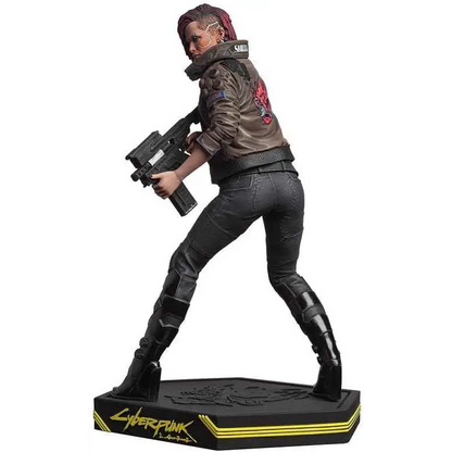 Cyberpunk 2077 Figure - V-Female Collectible Statue With Samurai Jacket & Rifle Model Collectible