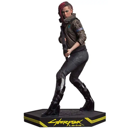 Cyberpunk 2077 Figure - V-Female Collectible Statue With Samurai Jacket & Rifle Model Collectible