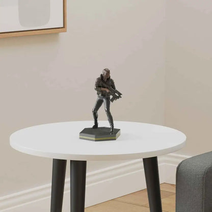 Cyberpunk 2077 Figure - V-Female Collectible Statue With Samurai Jacket & Rifle Model Collectible