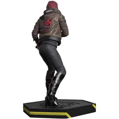 Cyberpunk 2077 Figure - V-Female Collectible Statue With Samurai Jacket & Rifle Model Collectible