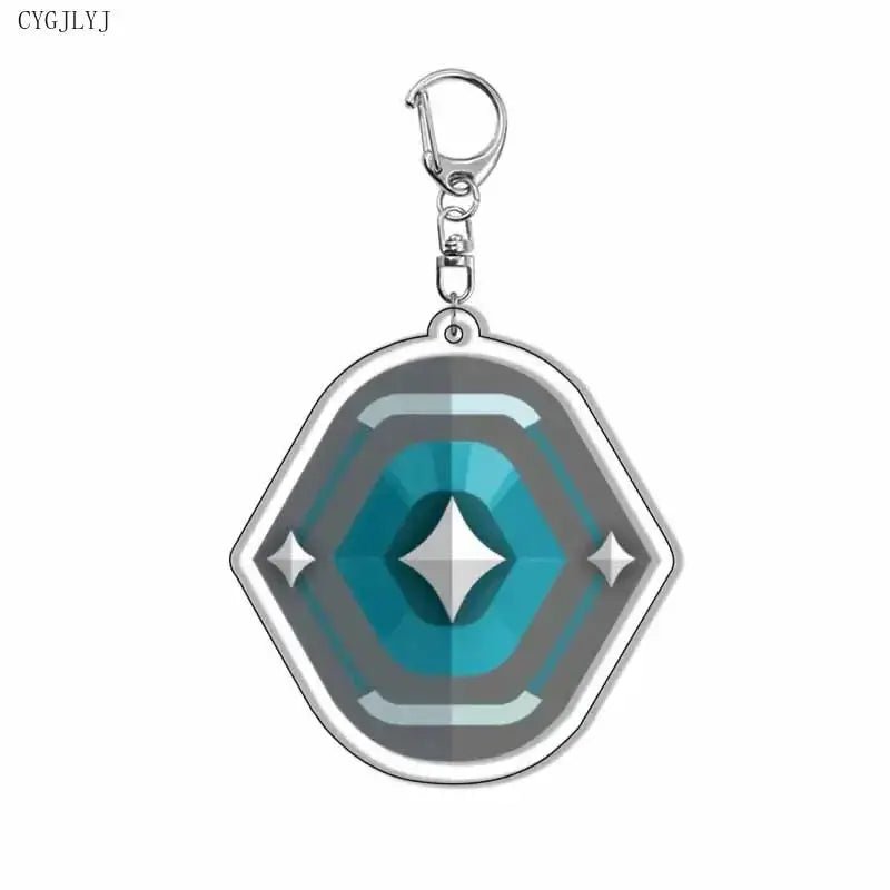 Valorant Inspired Keychain with Astra Killjoy Jett Sova and Cypher Designs - Womens Fashion Accessory for Backpacks and Jewelry - Gapo Goods - Accessories