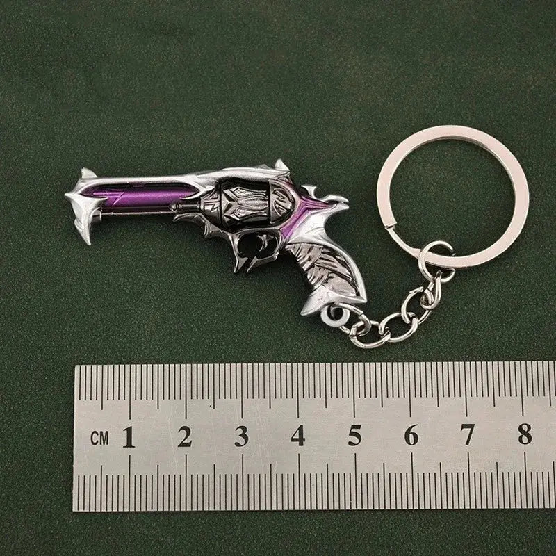 Valorant Keychain Karambit AK M4 Samurai Dagger Metal Key Ring Bag Pendant - Male Gift - Gapo Goods - Accessories