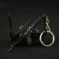 Valorant Keychain Karambit AK M4 Samurai Dagger Metal Key Ring Bag Pendant - Male Gift - Gapo Goods - Accessories