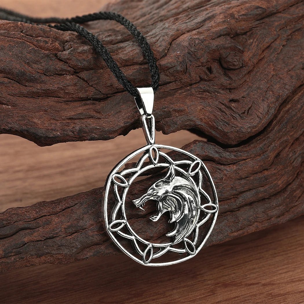 Witcher Medallion Geralt Of Rivia Wolf Head Pendant Necklace - Gapo Goods - 