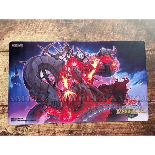 Yu - Gi - Oh Prisoner Princess of Fruitful Flames Playmat TCG Pad YGO Mat TCG Yugioh Mat - Gapo Goods - 