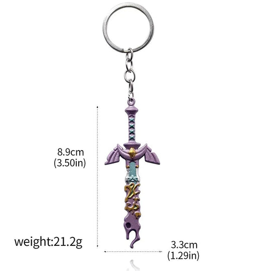 Zelda Master Sword Keychain - Metal Pendant Key Ring for Cosplay Collectors - Gapo Goods - Accessories