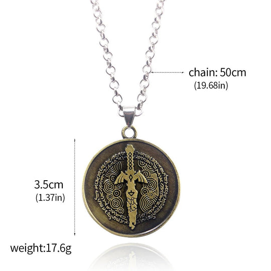 Zelda Shield Necklace Keychain Breath of The Wild - Gapo Goods - 