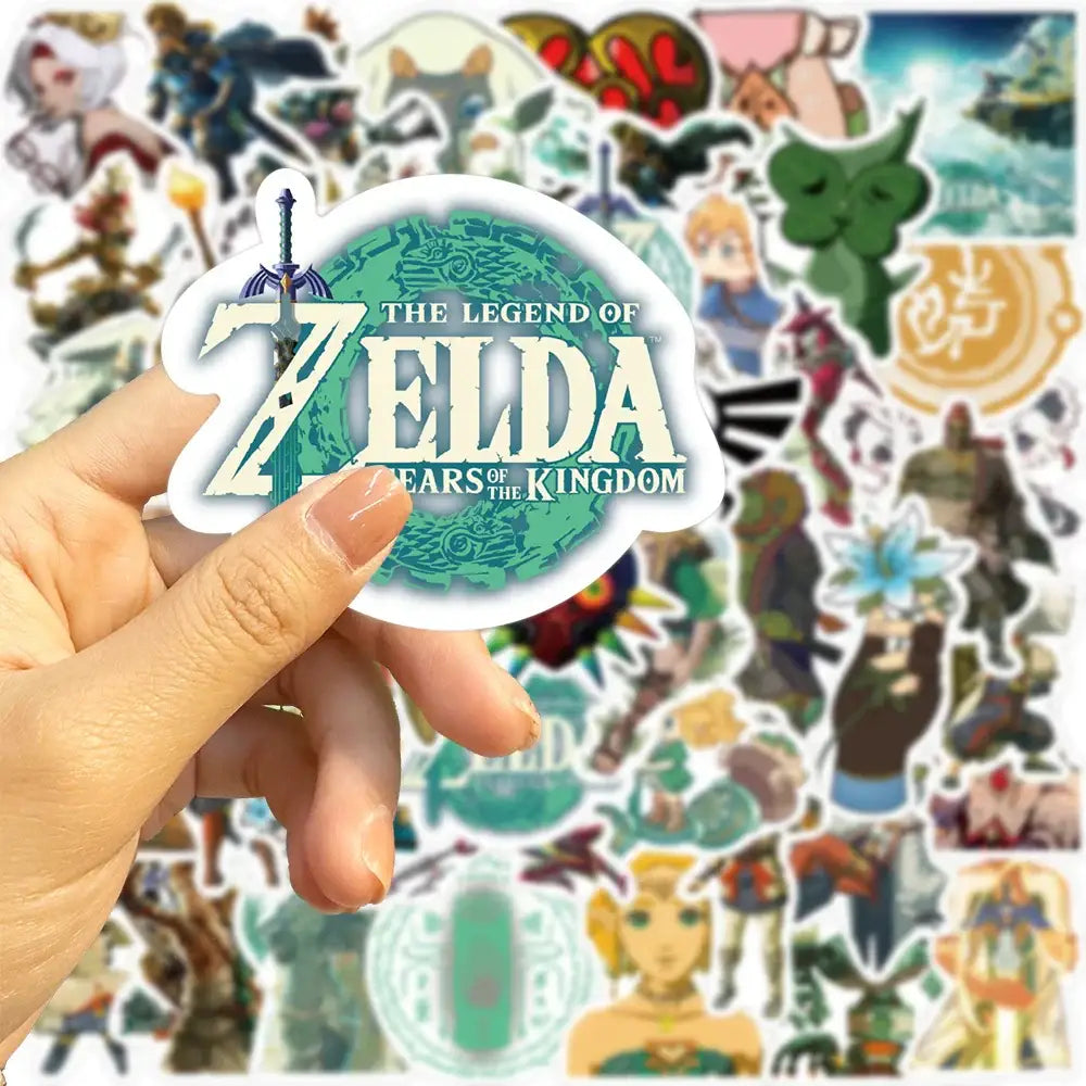 Legend of Zelda Stickers – 50PCS Waterproof Vinyl Decals | Durable Gamer Gift Paper products
