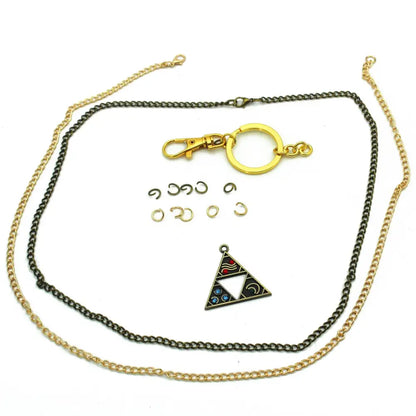 Zelda Twilight Princess Jewelry – Hylian Shield Necklace & Master Sword Pendant Set Jewelry